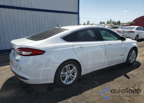 2018 Ford Fusion Se Hybrid из США, поврежденный, VIN 3FA6P0LUXJR171592